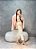 Scarpin em Couro Livia Nude Salto Bloco - Imagem 6