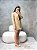 Scarpin Slingback Feminino Olivia Off-White - Imagem 8