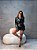 Scarpin Feminino Mia Preto em Couro - Imagem 5