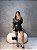 Scarpin Feminino Mia Preto em Couro - Imagem 3