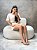 Scarpin Feminino Mia em Couro Salto baixo Nude - Imagem 4