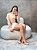 Slingback Cecilia Couro legítimo Nude/Off White - Imagem 3