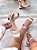 Sandália Feminina Betina Off-White em Couro - Imagem 4
