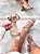 Sandália Feminina Betina Nude em Couro - Imagem 4