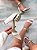 Sandália Feminina Serena Off-White Salto bloco - Imagem 7