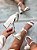 Sandália Feminina Andressa Off-White - Imagem 6