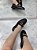 Mocassim Feminino Bruna em Couro Preto - Imagem 6