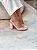 Slingback feminino Alice Rosa Bebê em Couro - Imagem 9