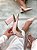 Slingback feminino Alice Rosa Bebê em Couro - Imagem 1