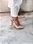 Slingback feminino Alice Rosa Bebê em Couro - Imagem 10