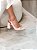 Slingback feminino Alice Rosa Bebê em Couro - Imagem 6