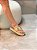 Flatform Feminina Angra Ouro Light em Couro - Imagem 4