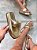 Flatform Feminina Angra Ouro Light em Couro - Imagem 1