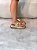 Flatform Feminina Angra Ouro Light em Couro - Imagem 4