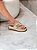 Flatform Feminina Angra Ouro Light em Couro - Imagem 2