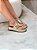 Flatform Feminina Angra Ouro Light em Couro - Imagem 6