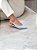 Slingback Feminino Isadora Azul bebê em Couro - Imagem 3