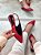 Slingback Feminino Isadora Vermelho em Couro - Imagem 1