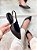 Slingback Feminino Isadora Preto em Couro - Imagem 6