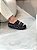 Flatform Feminina Bety em Velcro Preta - Imagem 3