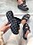 Flatform Feminina Bety em Velcro Preta - Imagem 1