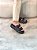Flatform Feminina Bety em Velcro Preta - Imagem 5
