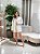 Mule Feminino de salto Bel Off-White - Imagem 3