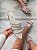Rasteira Feminina Carine Off-White - Imagem 1