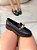 Mocassim Feminino Serena Preto em Couro legítimo - Imagem 1