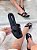 Rasteira Feminina Taylor Preta em Couro - Imagem 8
