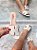 Rasteira Feminina Hadassa clássica Off-White - Imagem 1