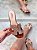 Rasteira Feminina Hadassa com strass Camel - Imagem 3