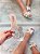 Rasteira Feminina Hadassa com Strass Off-white - Imagem 7