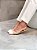 Slingback Feminino Sarah Nude/Off Sem Salto - Imagem 7