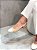 Slingback Feminino Sarah Nude/Off Sem Salto - Imagem 5
