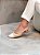 Slingback Feminino Sarah Nude/Off Sem Salto - Imagem 2