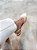 Slingback Feminino Sarah Nude/Off Sem Salto - Imagem 3