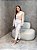 Slingback Feminino Sarah Nude/Off Sem Salto - Imagem 6