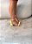 Sandália Feminina Milla Amarelo Salto baixo - Imagem 6