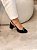 Slingback Feminino Gabi Preto em Couro legítimo - Imagem 5
