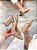 Slingback Feminino Helena Nude em Couro legítimo - Imagem 1