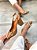 Slingback Feminino Helena Camel em Couro legítimo - Imagem 8