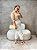 Slingback Valentina Branco em Couro legítimo Salto Baixo - Imagem 8