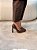 Scarpin Feminino Louise Marrom em Couro legítimo - Imagem 13