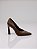 Scarpin Feminino Louise Marrom em Couro legítimo - Imagem 5