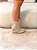 Bota Feminina Vivian Camurça Bege em Couro legítimo - Imagem 7