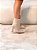 Bota Feminina Vivian Camurça Bege em Couro legítimo - Imagem 4