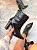 Bota Feminina Vivian Preto croco em Couro legítimo - Imagem 1