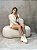 Coturno Feminino Aimê Off-White - Imagem 11