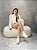 Coturno Feminino Aimê Off-White - Imagem 12